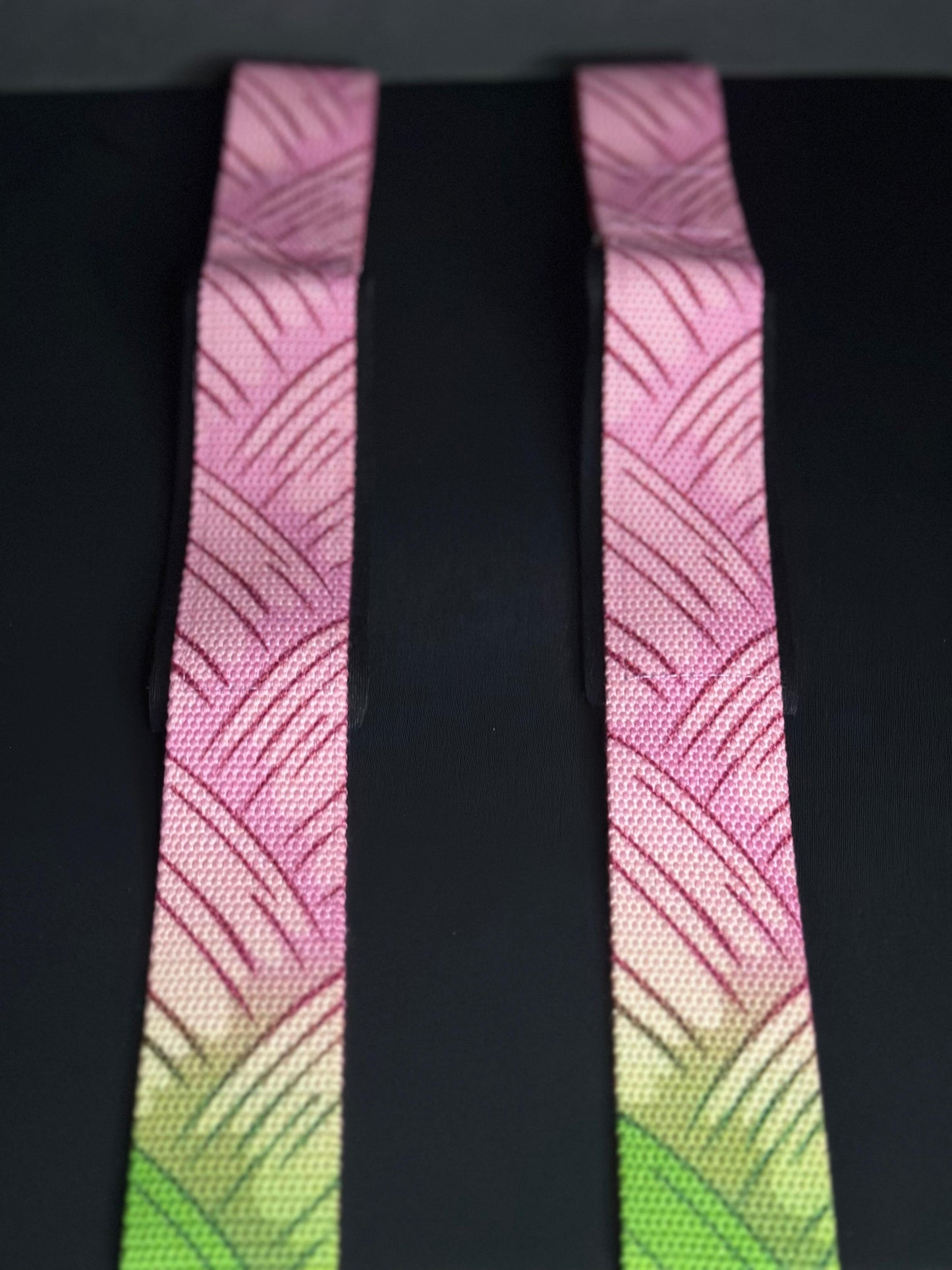 Bamboo Pink Lifting Straps