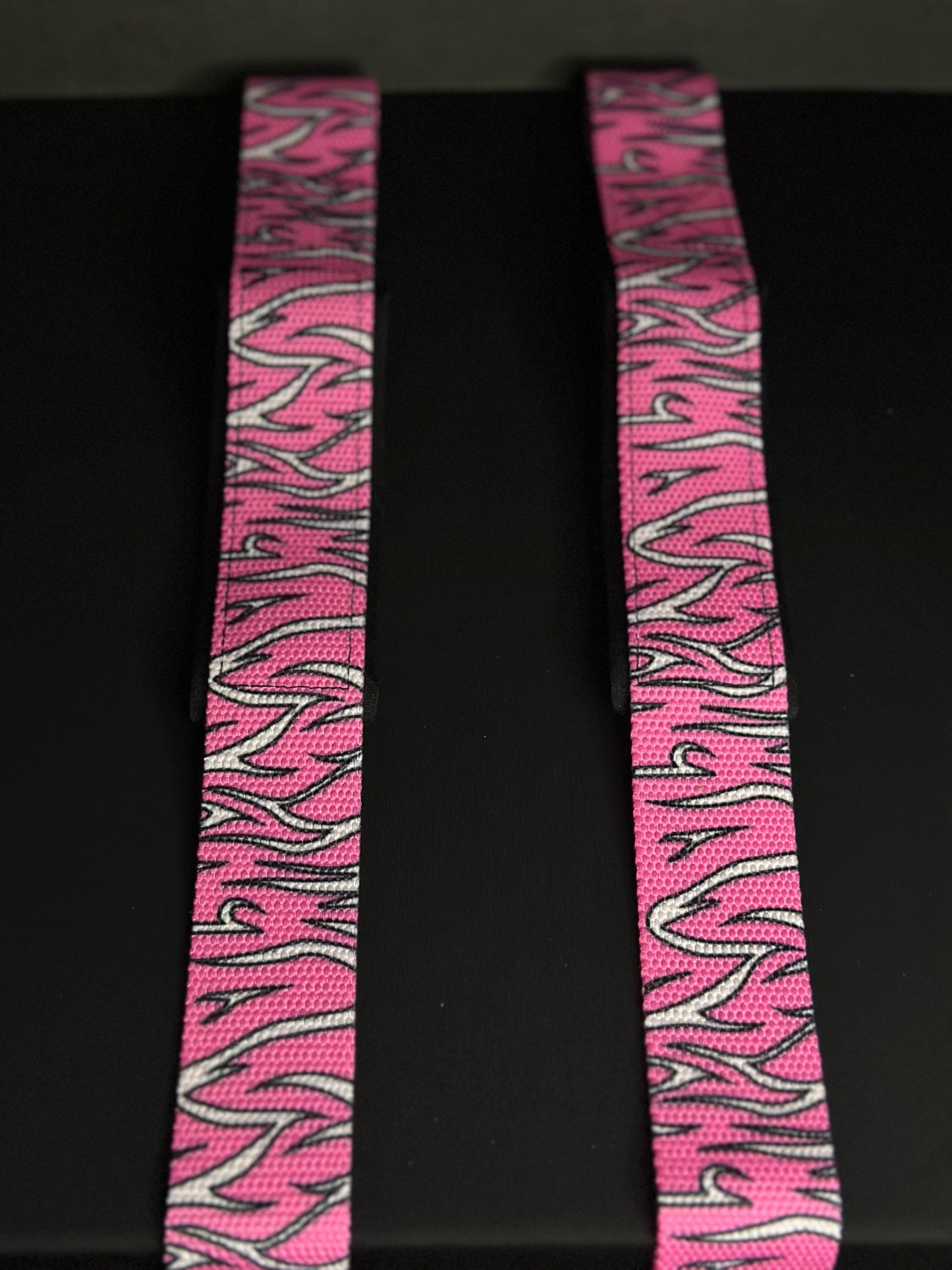 Pink Flame Lifting Straps