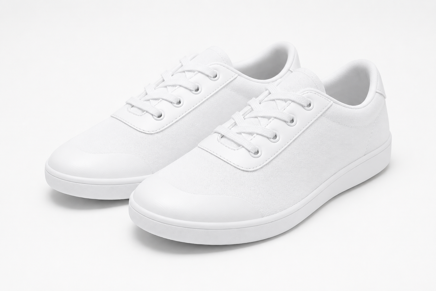 White Barefoot Training Shoes with Gum Sole