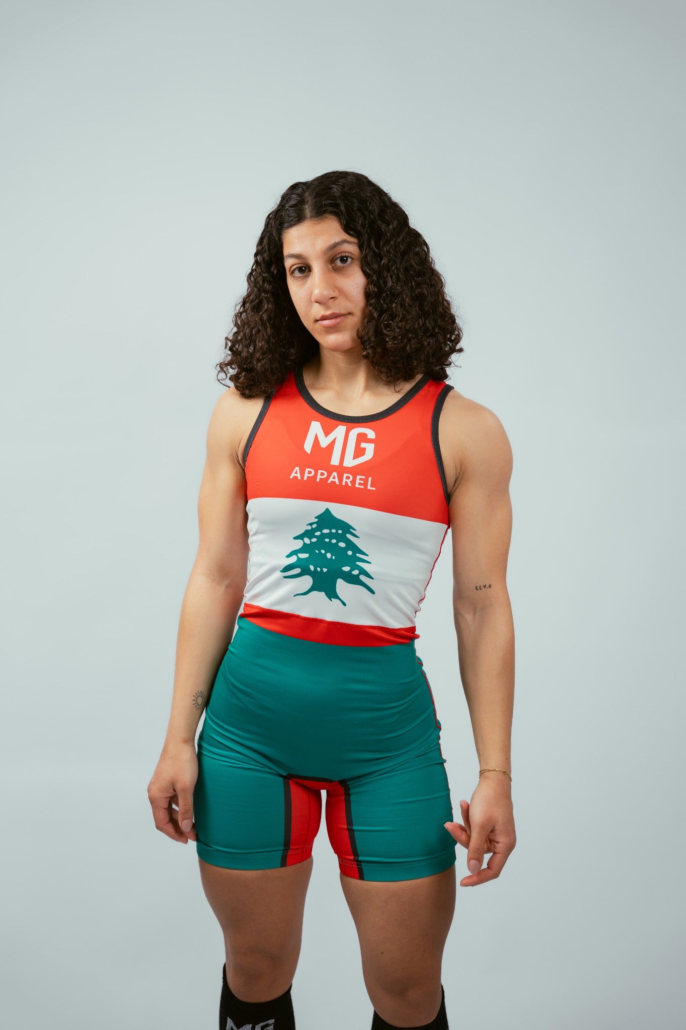 Mighty Gear Apex Singlet – Lebanon Edition