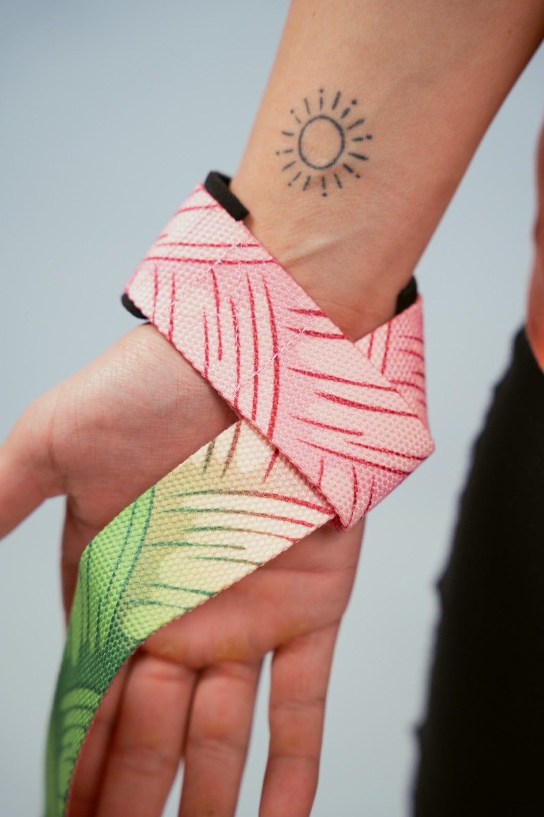 Bamboo Pink Lifting Straps